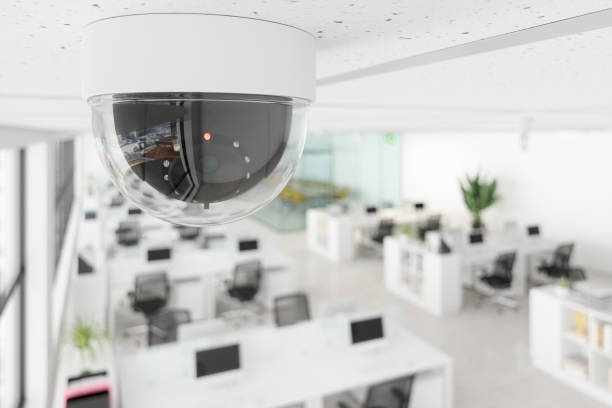 CCTV Camera In Open Plan